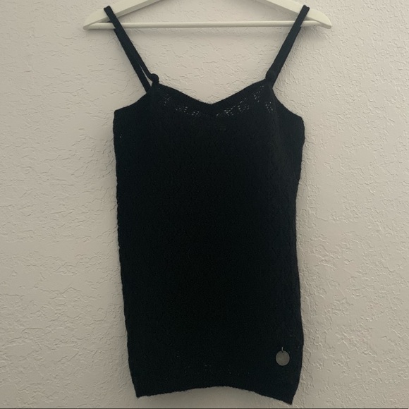 See By Chloe Tops - See by Chloe Black Crochet Top